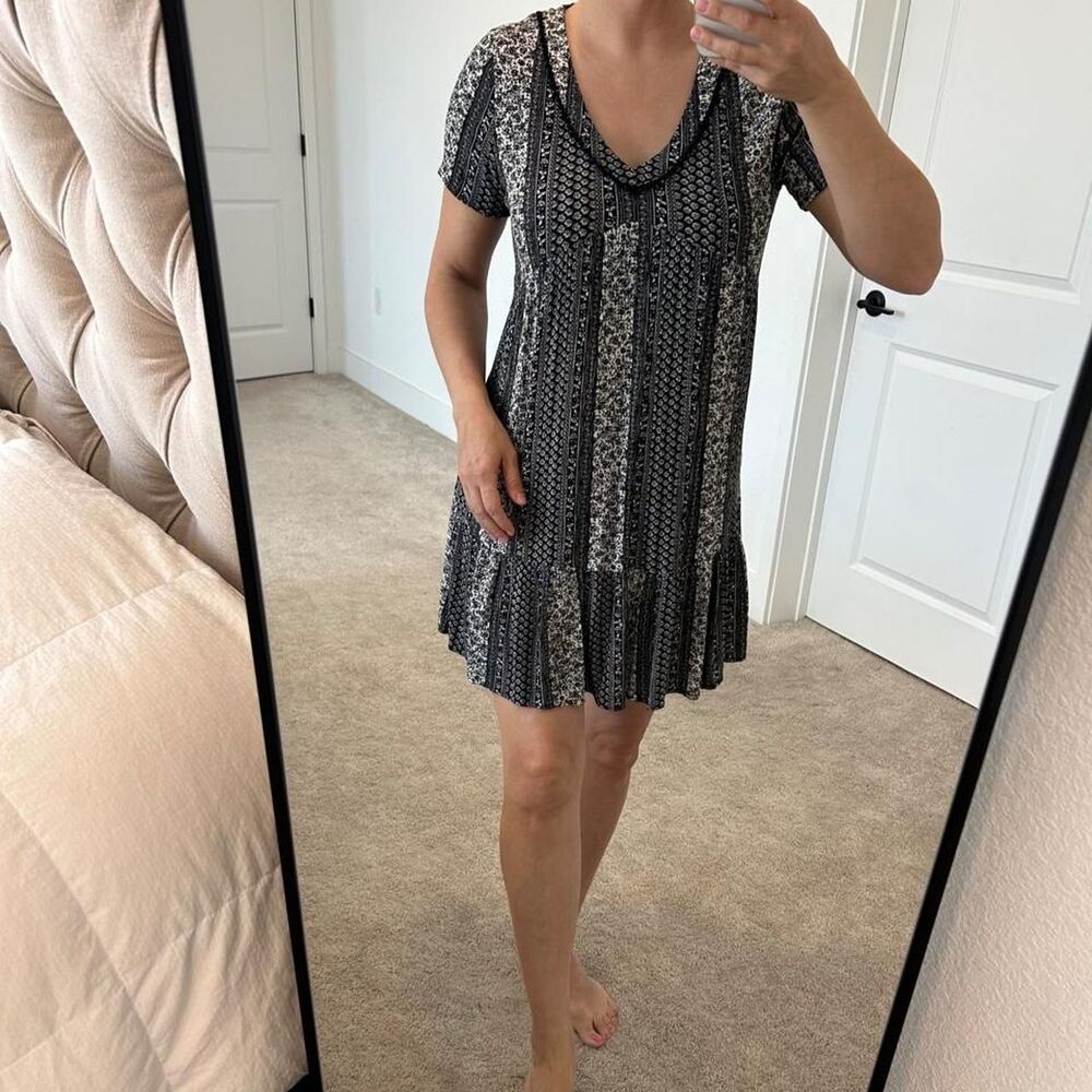 Knox-rose Women's Black and White Dress